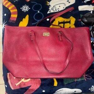 Michael Kors red Tote Bag